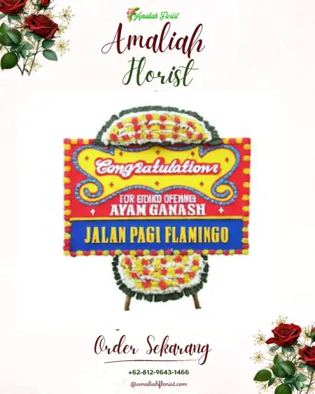 Sewa Papan Bunga Bolang